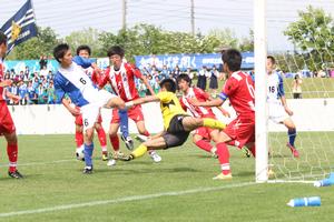 速報 県高総体サッカー 遠野高校ｖ２ならず 遠野市