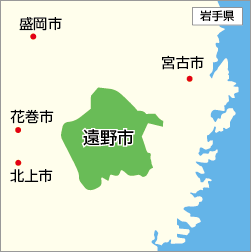 遠野市マップ