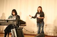 船越由佳さんが母校でライブ 遠野市