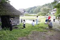 山口の水車小屋の点検