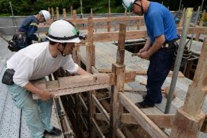 大工小屋軸部解体7