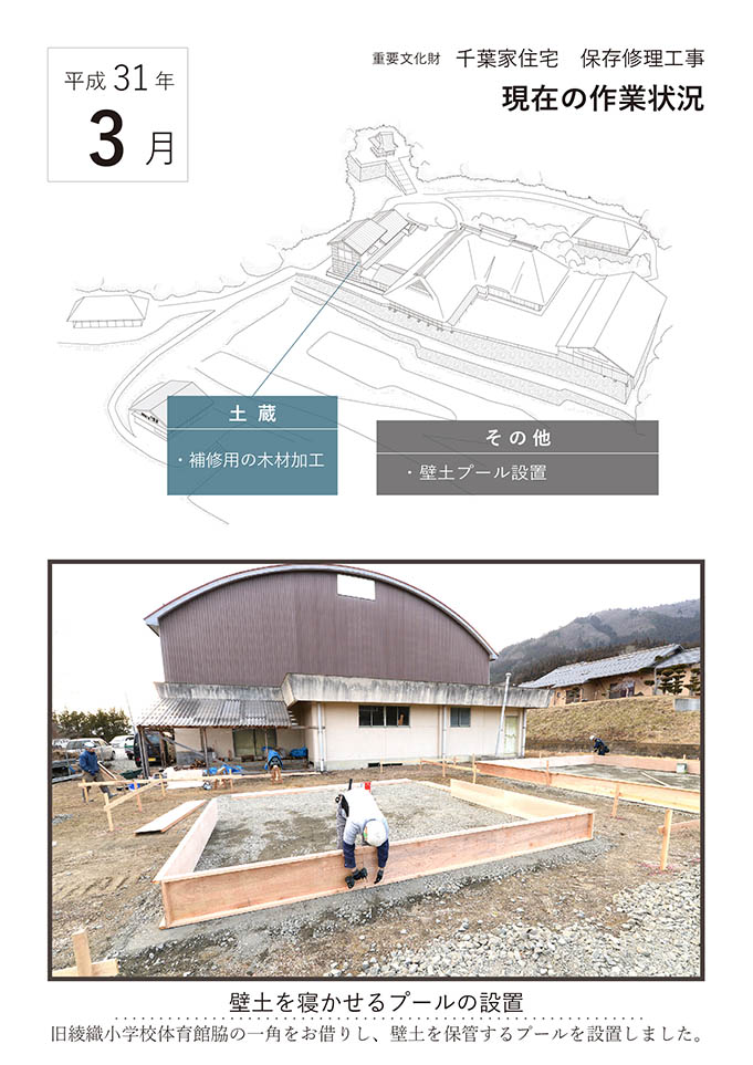 平成31年3月の作業状況1